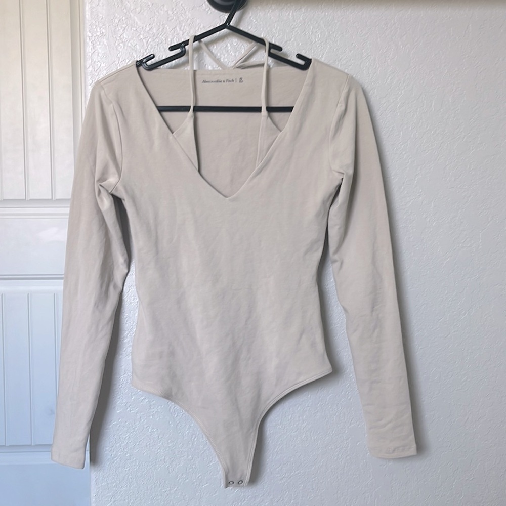 Abercrombie & Fitch Multiway Cotton Seamless Fabric Bodysuit